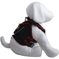 Pet Life ® 'Pocket Bark' Reflective Adjustable Fashion Pet Dog Harness w/ Hook-and-Loop Pouch and Dual Harness Rings - BIG FRENCHIES