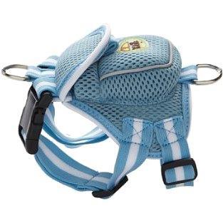 Pet Life ® 'Pocket Bark' Reflective Adjustable Fashion Pet Dog Harness w/ Hook-and-Loop Pouch and Dual Harness Rings - BIG FRENCHIES