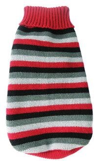 Pet Life ® 'Polo-Casual Lounge' Cable Knitted Designer Turtle Neck Dog Sweater - BIG FRENCHIES