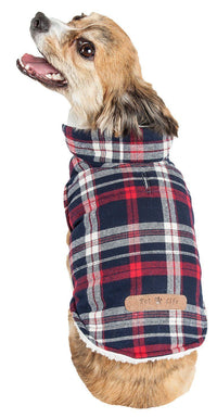 Pet Life ® 'Puddler' Classical Insulated Fashion Plaid Dog Coat - BIG FRENCHIES