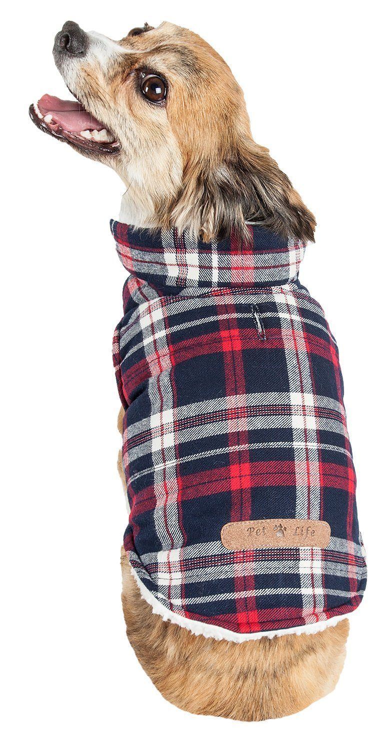 Pet Life ® 'Puddler' Classical Insulated Fashion Plaid Dog Coat - BIG FRENCHIES