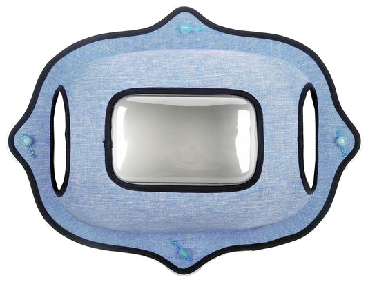 Pet Life ® 'Purr-view' See-through Suction Cup Kitty Cat Lounger and Bed - BIG FRENCHIES