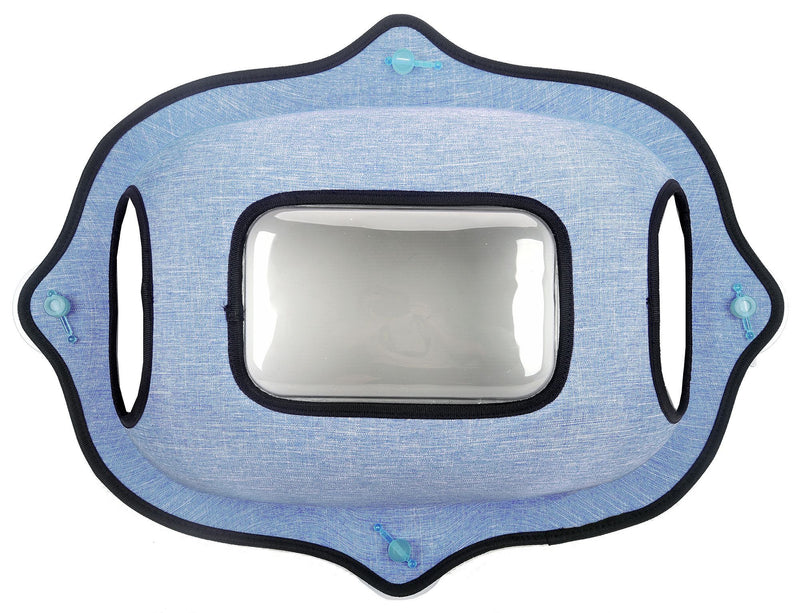 Pet Life ® 'Purr-view' See-through Suction Cup Kitty Cat Lounger and Bed - BIG FRENCHIES