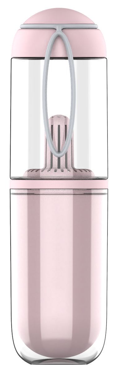 Pet Life ® 'PYURE' Handheld Travel Filtered Water Feeder - BIG FRENCHIES