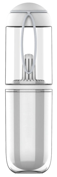 Pet Life ® 'PYURE' Handheld Travel Filtered Water Feeder - BIG FRENCHIES