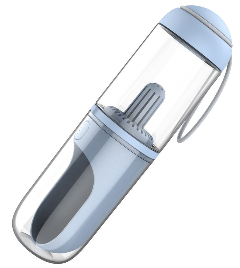 Pet Life ® 'PYURE' Handheld Travel Filtered Water Feeder - BIG FRENCHIES