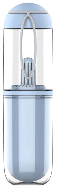 Pet Life ® 'PYURE' Handheld Travel Filtered Water Feeder - BIG FRENCHIES