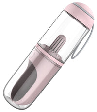 Pet Life ® 'PYURE' Handheld Travel Filtered Water Feeder - BIG FRENCHIES