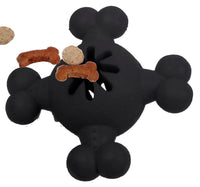 Pet Life ® 'Quadra-Bone' TPR Treat Dispensing Durable Dog Toy - BIG FRENCHIES