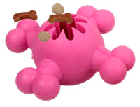 Pet Life ® 'Quadra-Bone' TPR Treat Dispensing Durable Dog Toy - BIG FRENCHIES