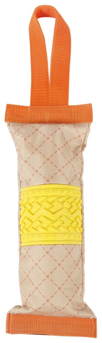 Pet Life ® 'Quash' Water Bottle Inserting Nylon and Rubber Crackling Dog Toy - BIG FRENCHIES