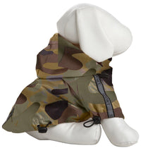 Pet Life ® 'Reflecta-Sport' Multi-Adjustable Reflective Weather-Proof Dog Raincoat w/ Removable Hood - BIG FRENCHIES