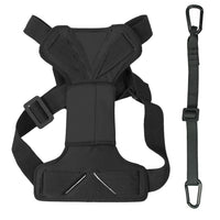 Pet Life ® 'Road-To-Safety' Pet Dog Carseat Harness Securer w/ Detachable Swivel Hook - BIG FRENCHIES