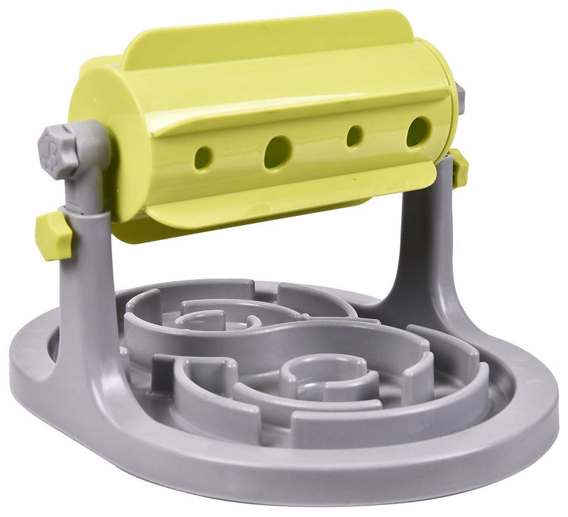 Pet Life ® 'Roto Paw' IQ Training Interactive Rotating Slow Dog Feeder - BIG FRENCHIES