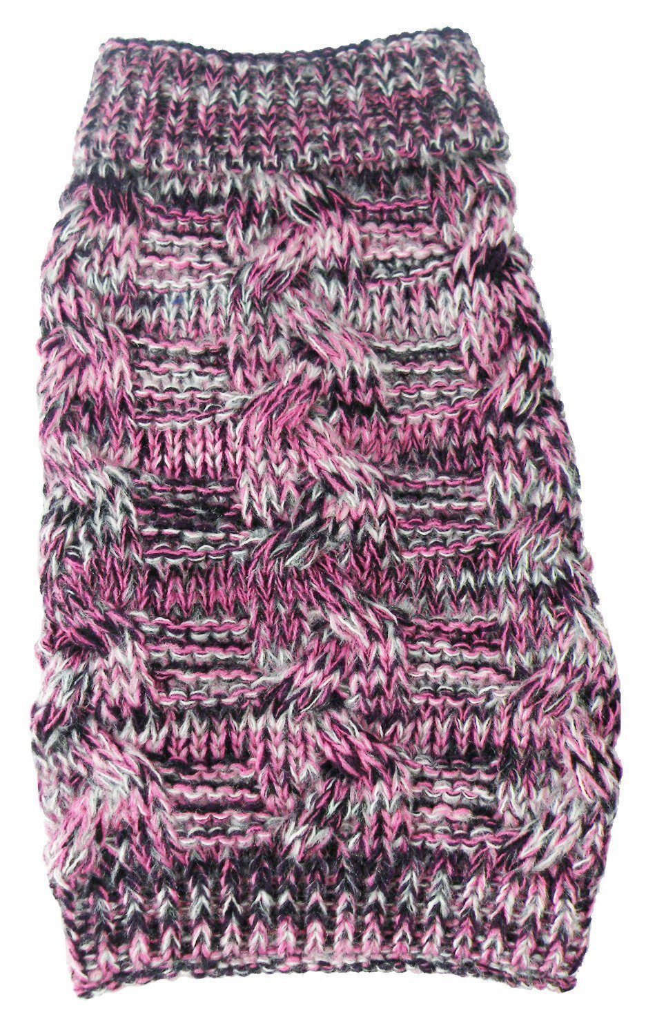 Pet Life ® 'Royal Bark' Heavy Cable Knitted Designer Fashion Dog Sweater - BIG FRENCHIES