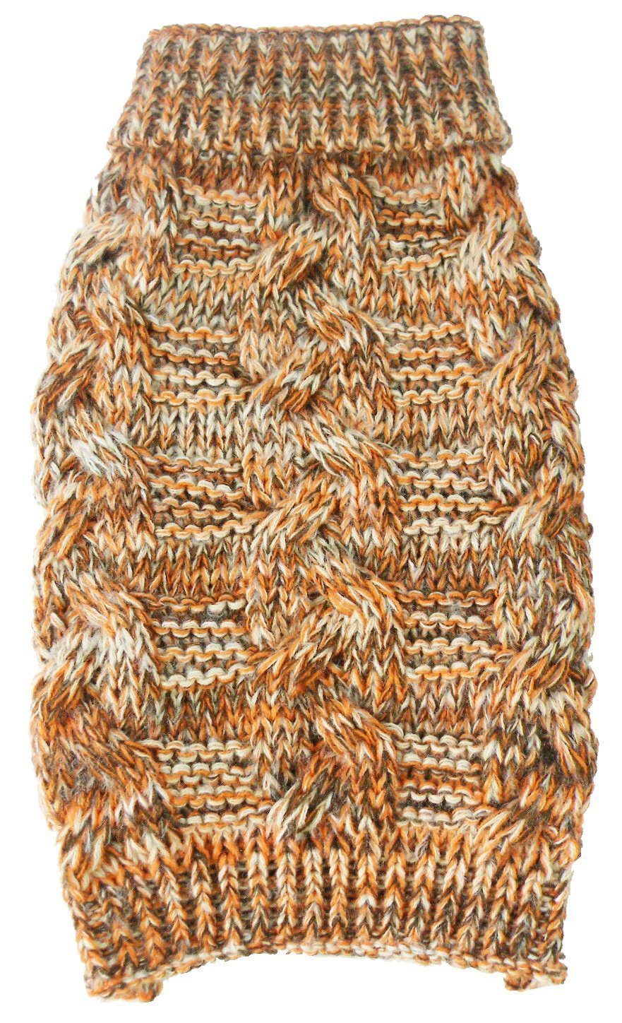 Pet Life ® 'Royal Bark' Heavy Cable Knitted Designer Fashion Dog Sweater - BIG FRENCHIES