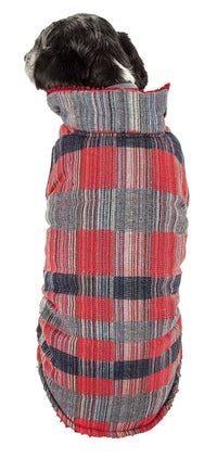 Pet Life ® 'Scotty' Tartan Classical Insulated Fashion Plaid Dog Coat - BIG FRENCHIES