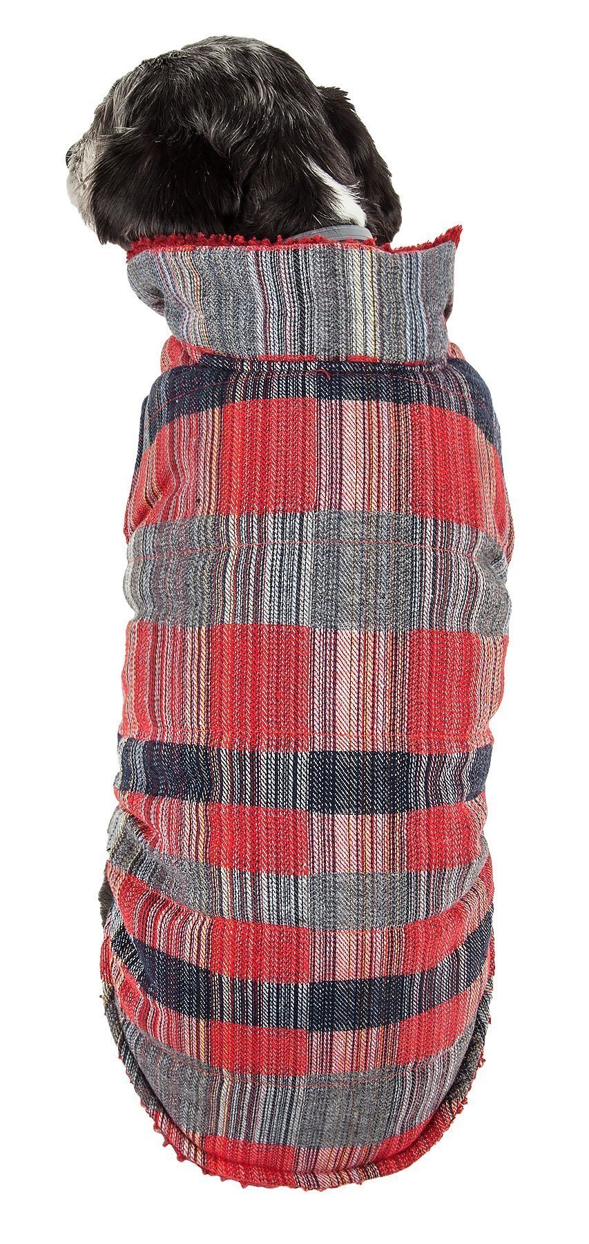 Pet Life ® 'Scotty' Tartan Classical Insulated Fashion Plaid Dog Coat - BIG FRENCHIES