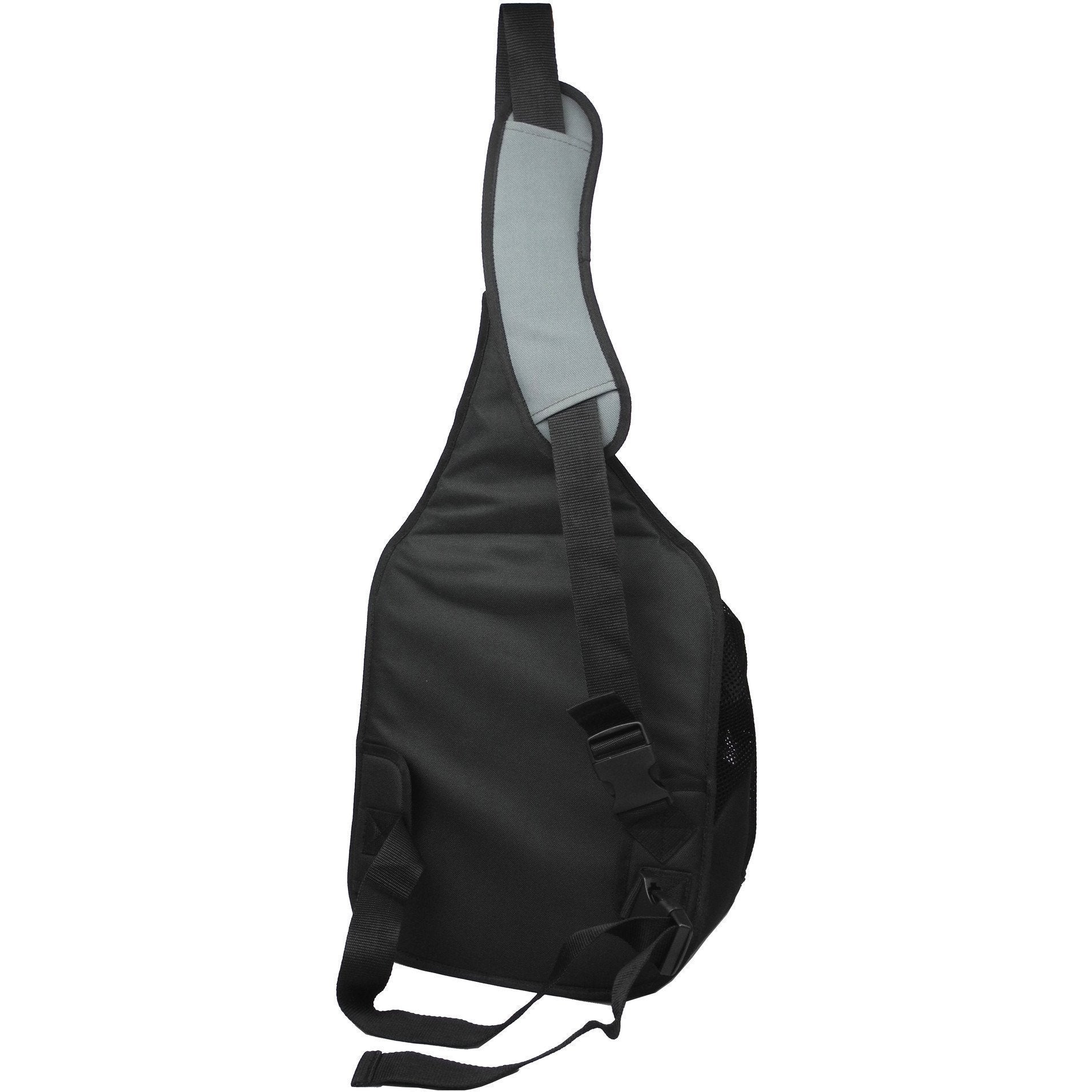 Pet Life ® Single Strap Over-The-Shoulder Hands Free Fashion Backpack Pet Dog Carrier - BIG FRENCHIES