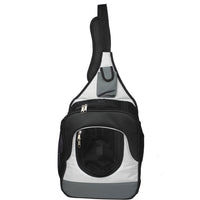 Pet Life ® Single Strap Over-The-Shoulder Hands Free Fashion Backpack Pet Dog Carrier - BIG FRENCHIES