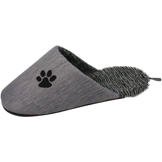 Pet Life ® 'Slip-On' Fashion Designer Polar Fleece Animated Slipper Pet Dog Bed House Shoes - BIG FRENCHIES