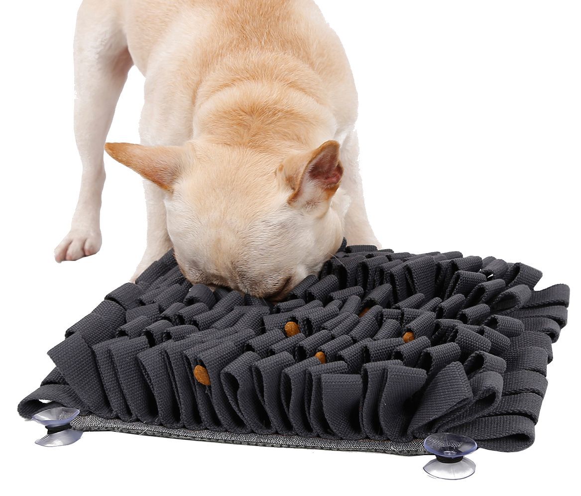 Pet Life ® 'Sniffer Grip' Interactive Anti-Skid Suction Pet Snuffle Mat - BIG FRENCHIES