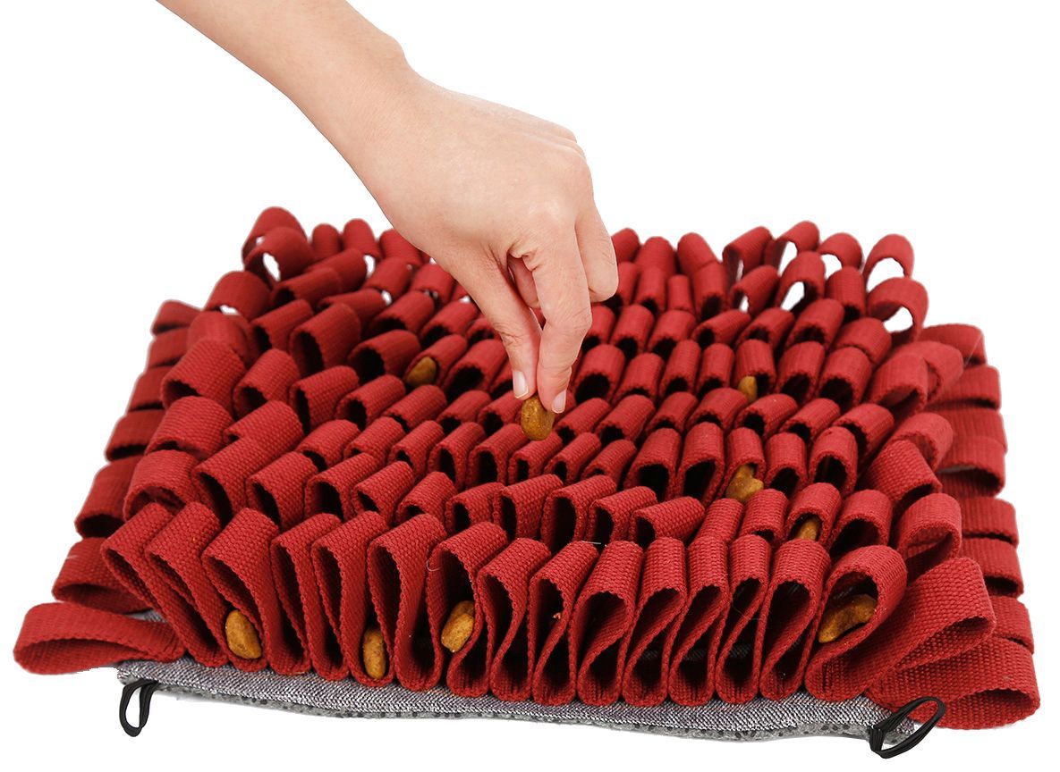 Pet Life ® 'Sniffer Grip' Interactive Anti-Skid Suction Pet Snuffle Mat - BIG FRENCHIES