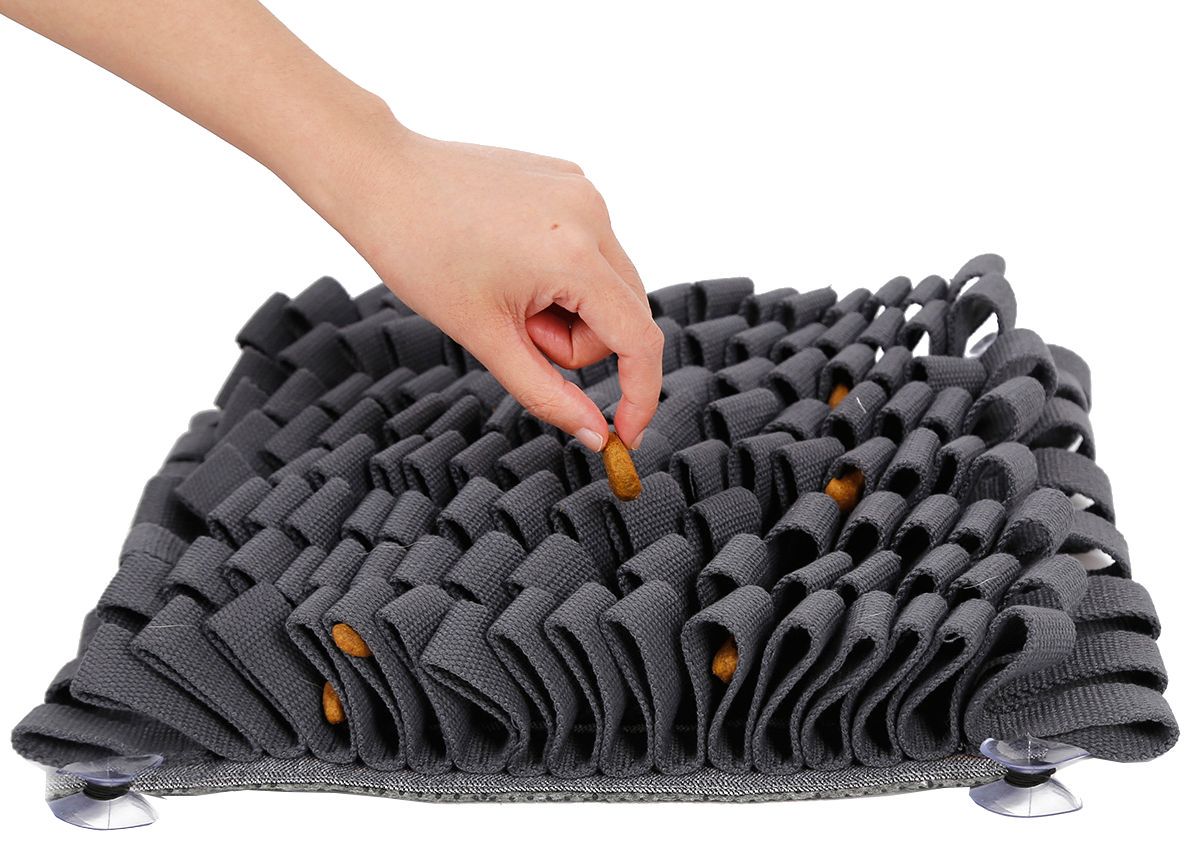 Pet Life ® 'Sniffer Grip' Interactive Anti-Skid Suction Pet Snuffle Mat - BIG FRENCHIES