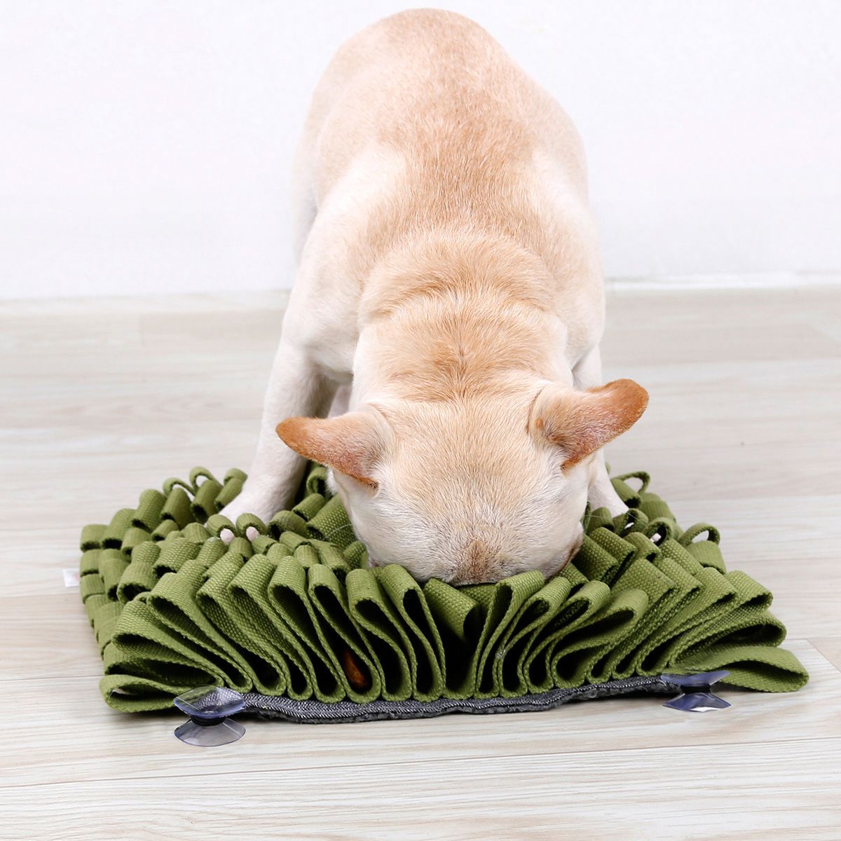 Pet Life ® 'Sniffer Grip' Interactive Anti-Skid Suction Pet Snuffle Mat - BIG FRENCHIES