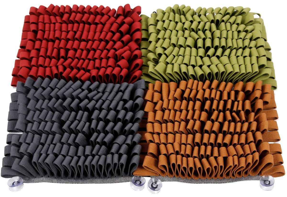 Pet Life ® 'Sniffer Grip' Interactive Anti-Skid Suction Pet Snuffle Mat - BIG FRENCHIES