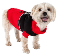 Pet Life ® Snow Flake Cable-Knitted Ribbed Fashion Turtle Neck Dog Sweater - BIG FRENCHIES