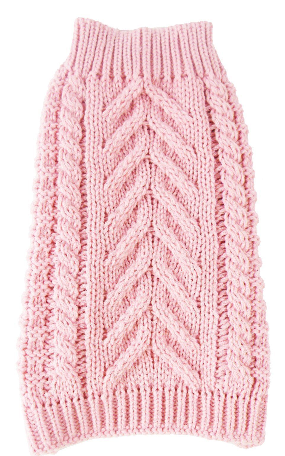 Pet Life ® 'Swivel-Swirl' Heavy Cable Knitted Fashion Designer Dog Sweater - BIG FRENCHIES