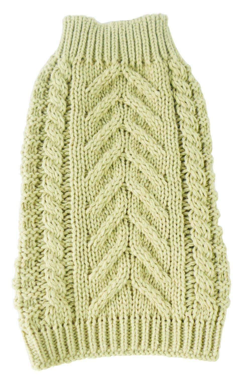 Pet Life ® 'Swivel-Swirl' Heavy Cable Knitted Fashion Designer Dog Sweater - BIG FRENCHIES