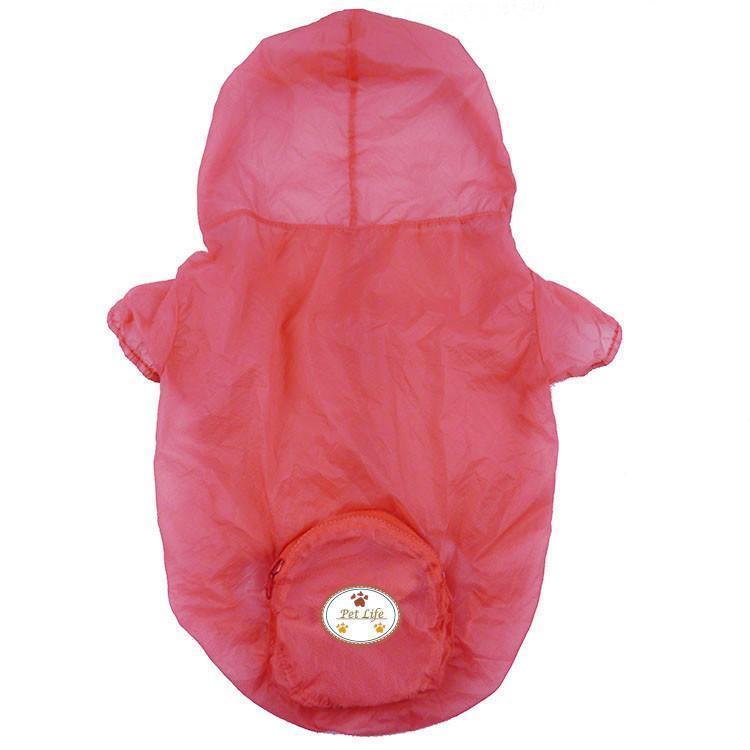 Pet Life ® 'Thunder Paw' Ultimate Waterproof Collapsible Multi-Adjustable Travel Dog Raincoat - BIG FRENCHIES