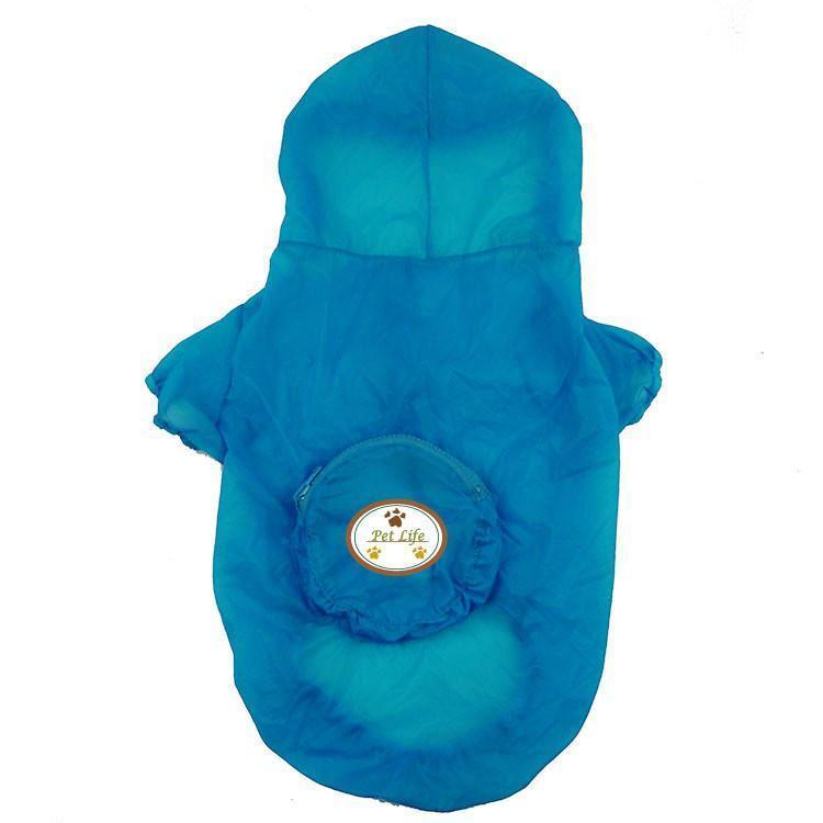 Pet Life ® 'Thunder Paw' Ultimate Waterproof Collapsible Multi-Adjustable Travel Dog Raincoat - BIG FRENCHIES