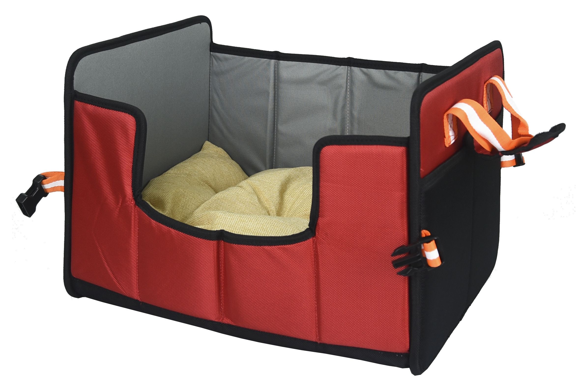Pet Life ® 'Travel-Nest' Folding Travel Cat and Dog Bed - BIG FRENCHIES