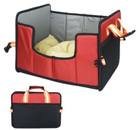 Pet Life ® 'Travel-Nest' Folding Travel Cat and Dog Bed - BIG FRENCHIES