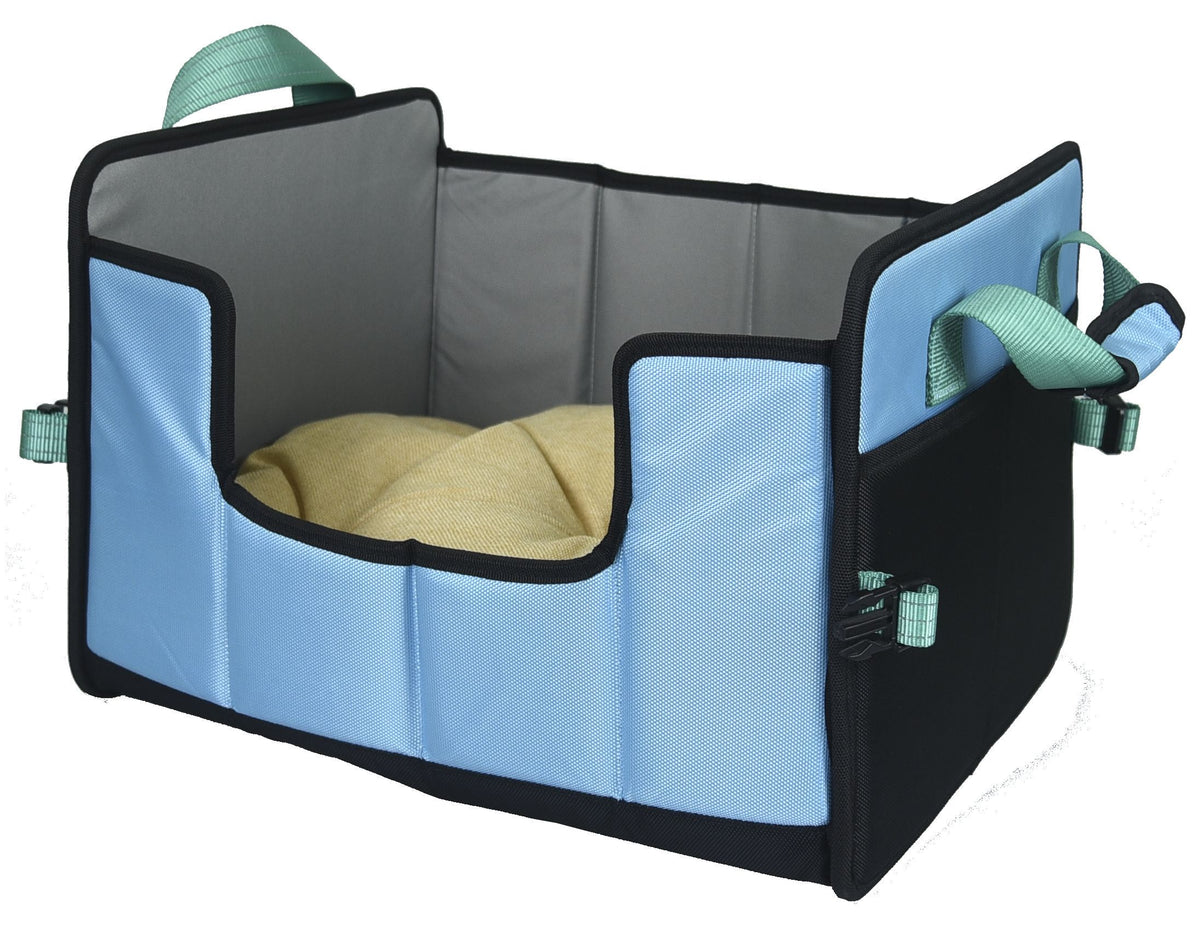Pet Life ® 'Travel-Nest' Folding Travel Cat and Dog Bed - BIG FRENCHIES