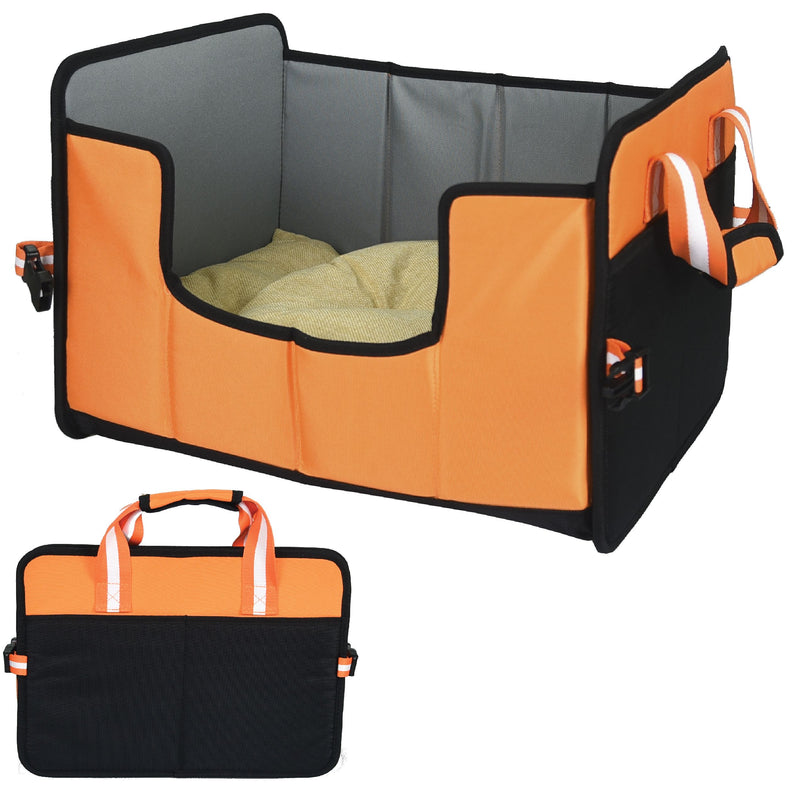 Pet Life ® 'Travel-Nest' Folding Travel Cat and Dog Bed - BIG FRENCHIES