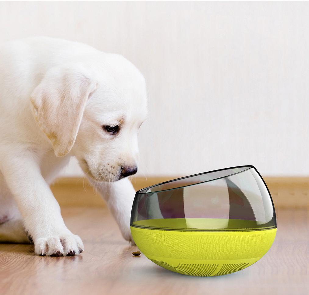 Pet Life ® 'Tumbowl' Slow Feeding Pet Bowl - BIG FRENCHIES