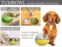 Pet Life ® 'Tumbowl' Slow Feeding Pet Bowl - BIG FRENCHIES