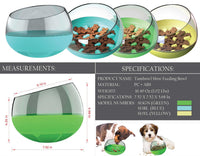 Pet Life ® 'Tumbowl' Slow Feeding Pet Bowl - BIG FRENCHIES