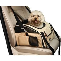 Pet Life ® 'Ultra-Lock' Collapsible Safety Travel Wire Folding Pet Dog Carseat Car Seat Carrier crate - BIG FRENCHIES