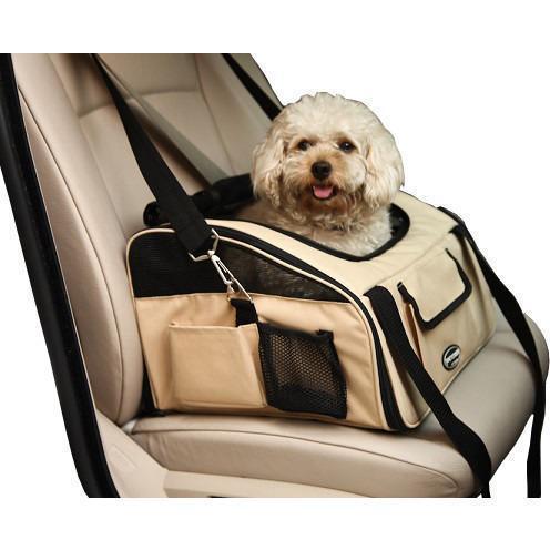 Pet Life ® 'Ultra-Lock' Collapsible Safety Travel Wire Folding Pet Dog Carseat Car Seat Carrier crate - BIG FRENCHIES