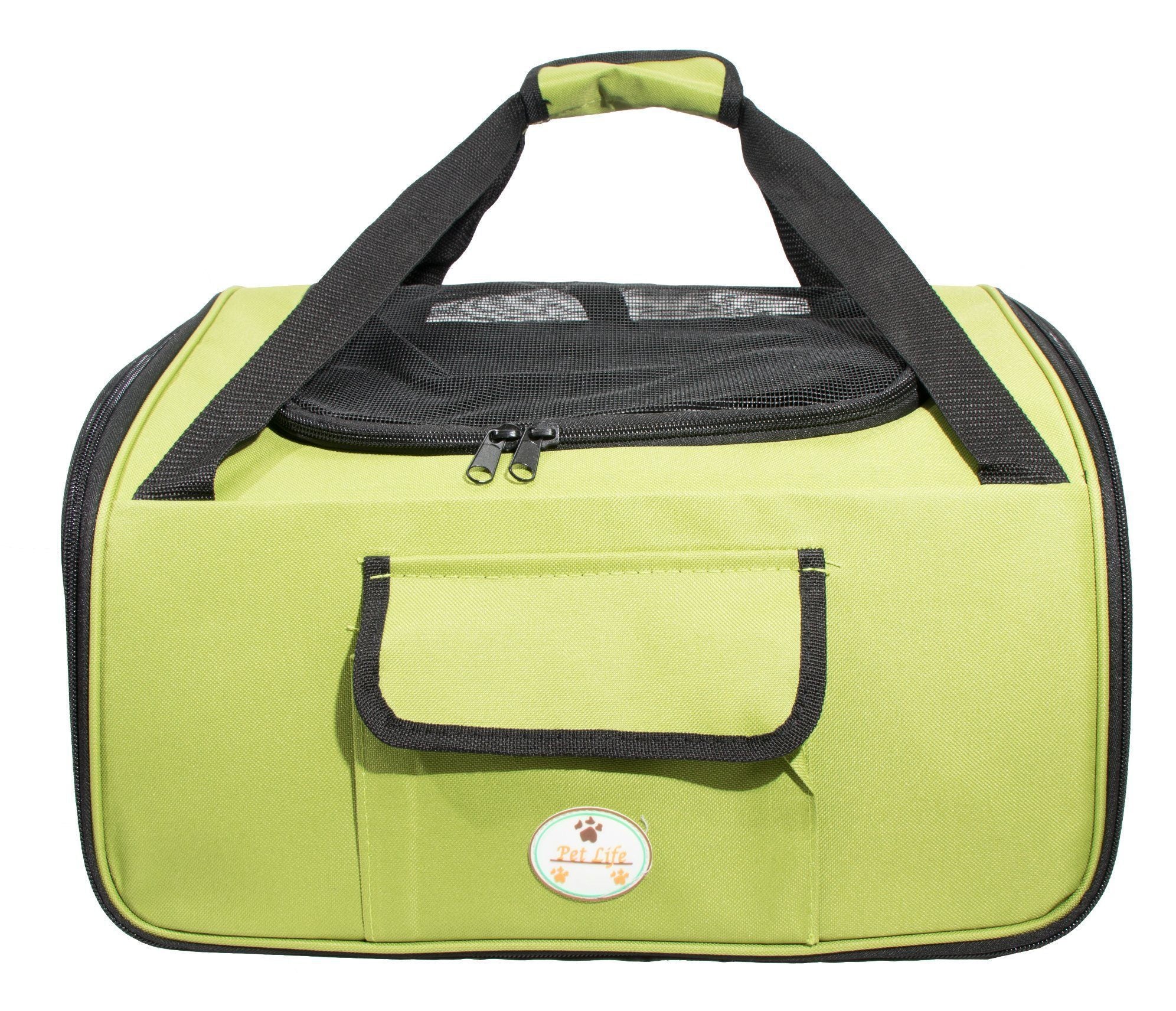 Pet Life ® 'Ultra-Lock' Collapsible Safety Travel Wire Folding Pet Dog Carseat Car Seat Carrier crate - BIG FRENCHIES