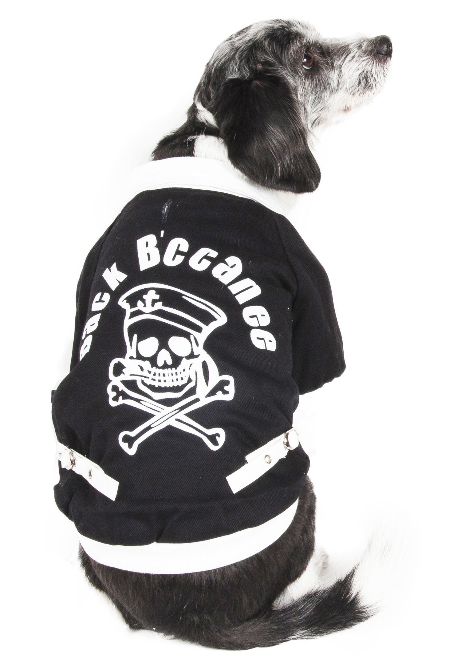 Pet Life ® 'Varsity-Barkcity' Buckled Collared Dog Coat Jacket - BIG FRENCHIES