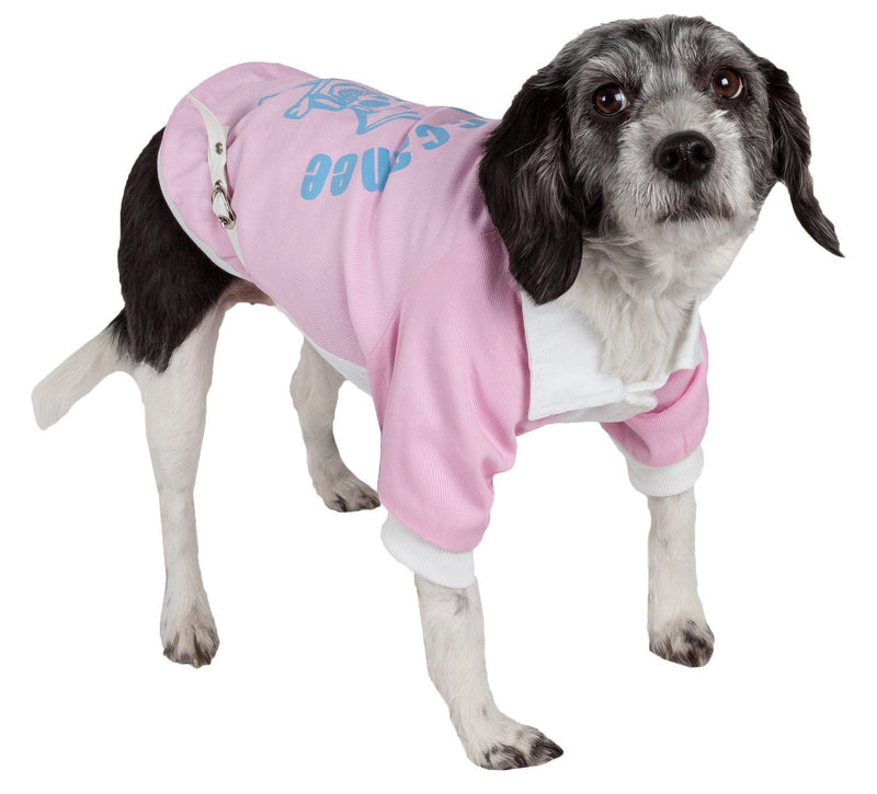 Pet Life ® 'Varsity-Barkcity' Buckled Collared Dog Coat Jacket - BIG FRENCHIES