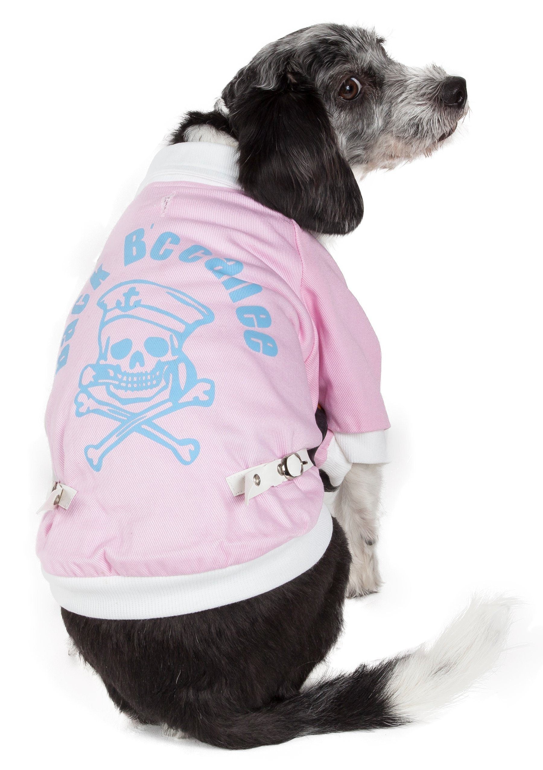 Pet Life ® 'Varsity-Barkcity' Buckled Collared Dog Coat Jacket - BIG FRENCHIES