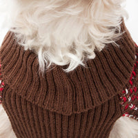 Pet Life ® Vintage Symphony Static Fashion Knitted Designer Dog Sweater - BIG FRENCHIES