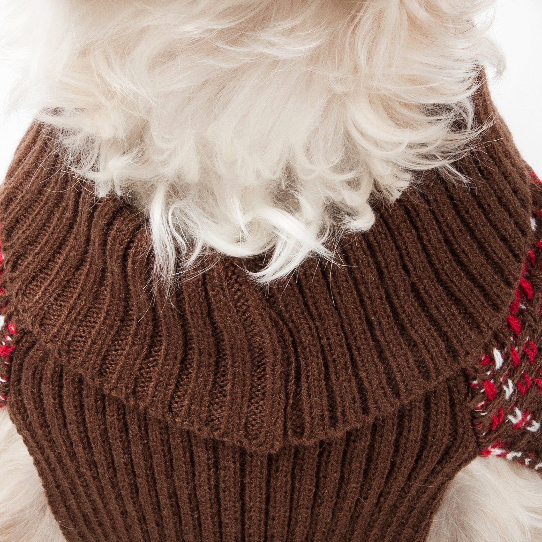 Pet Life ® Vintage Symphony Static Fashion Knitted Designer Dog Sweater - BIG FRENCHIES